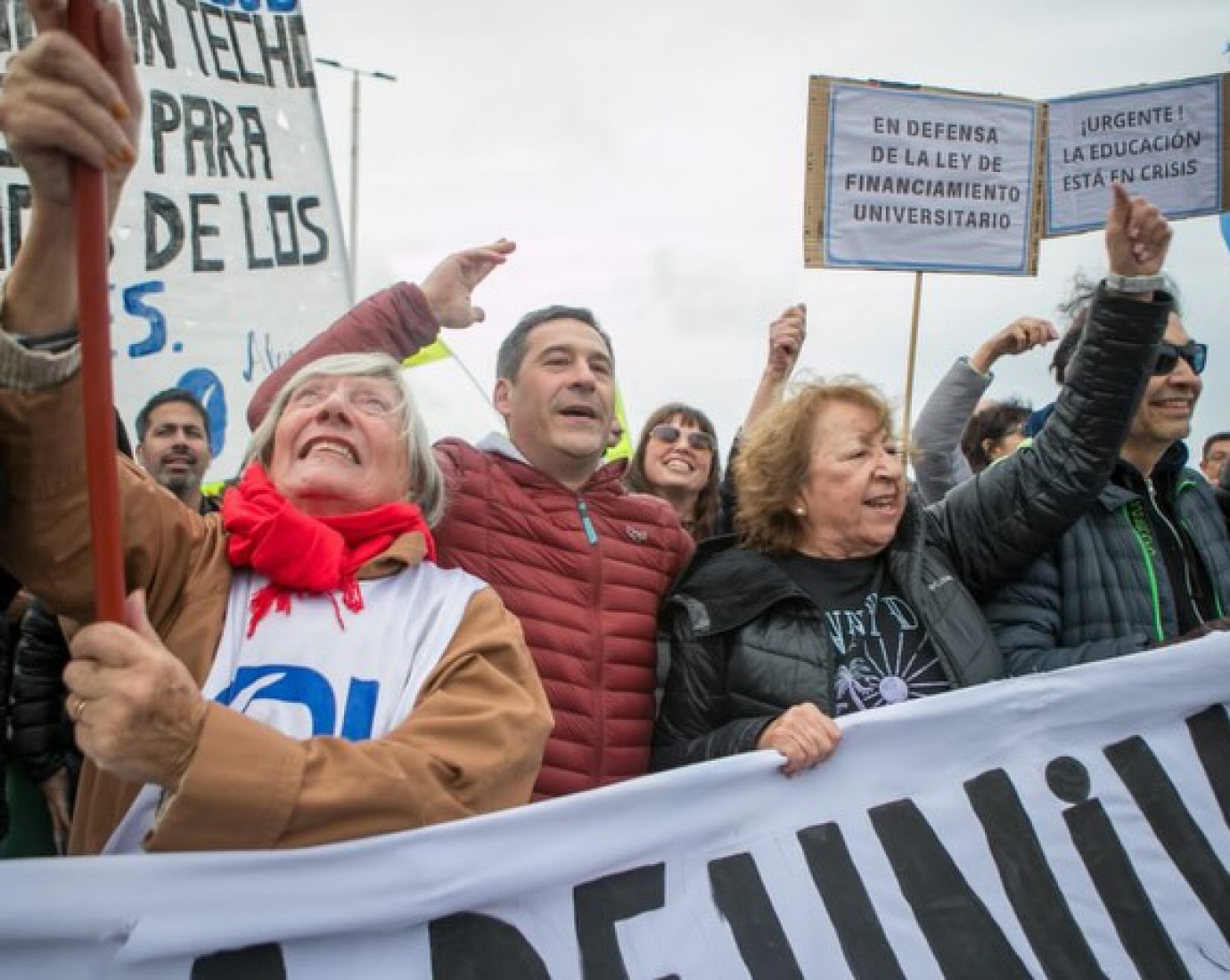 Luque advirtió que el Presupuesto Nacional enviado por el gobierno pretende derogar la Emergencia en Discapacidad y la Ley de Financiamiento Universitario