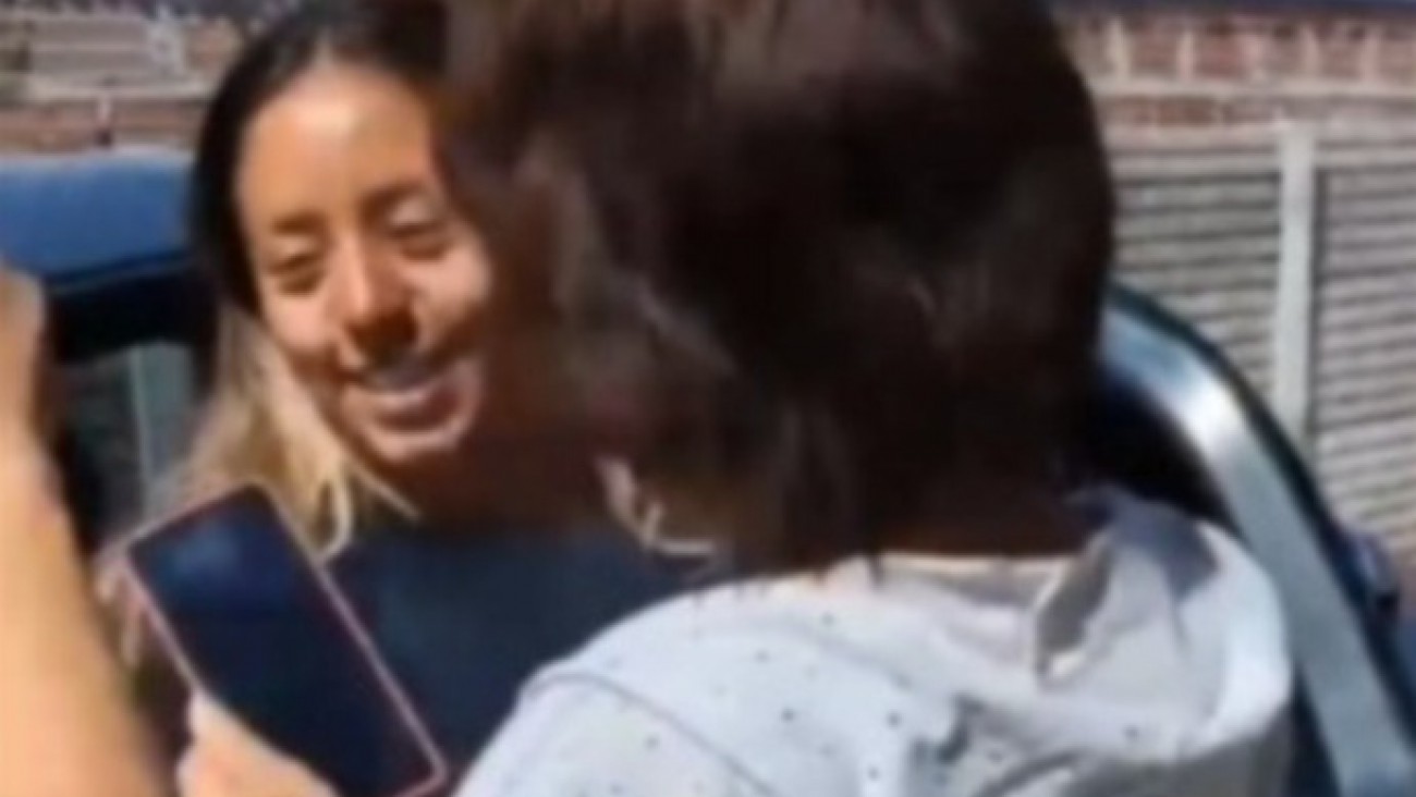 El emotivo encuentro de María José San Martín con su familia tras recibir el alta médica