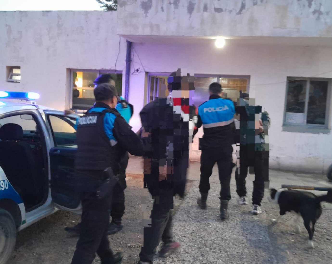 Disparos y amenazas con arma de fuego: tres detenidos