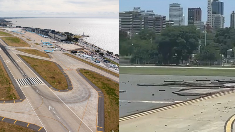 El calor extremo y fallas en la pista paralizaron Aeroparque: más de 70 vuelos afectados