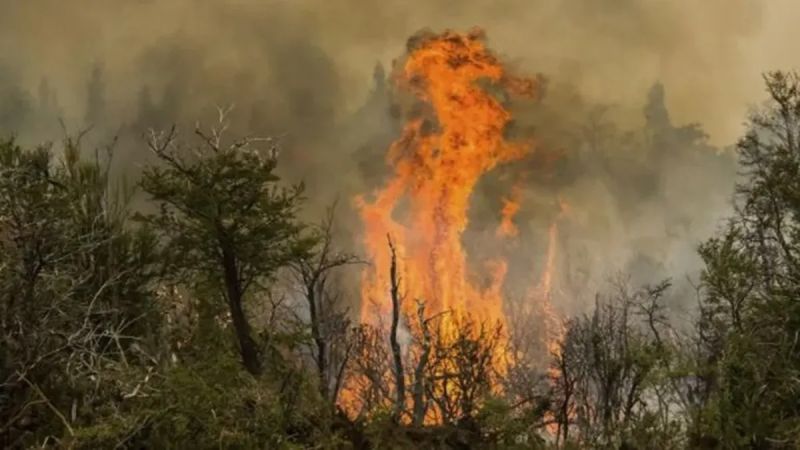 Alerta ígnea: Chubut en lo más angustiante del foco de calor del país