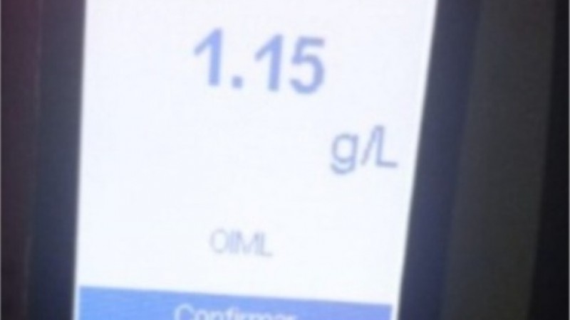 Choque en pleno centro: un conductor tenía 1,15 de alcohol en sangre