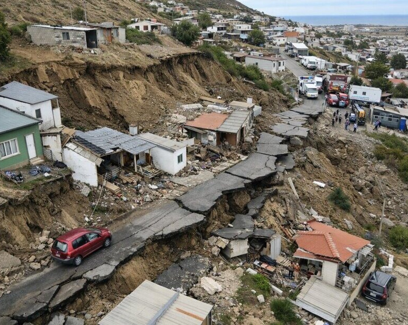 Vecinos de Médanos presentaron una nota solicitando medidas técnicas de gestión de riesgos para resguardar sus viviendas