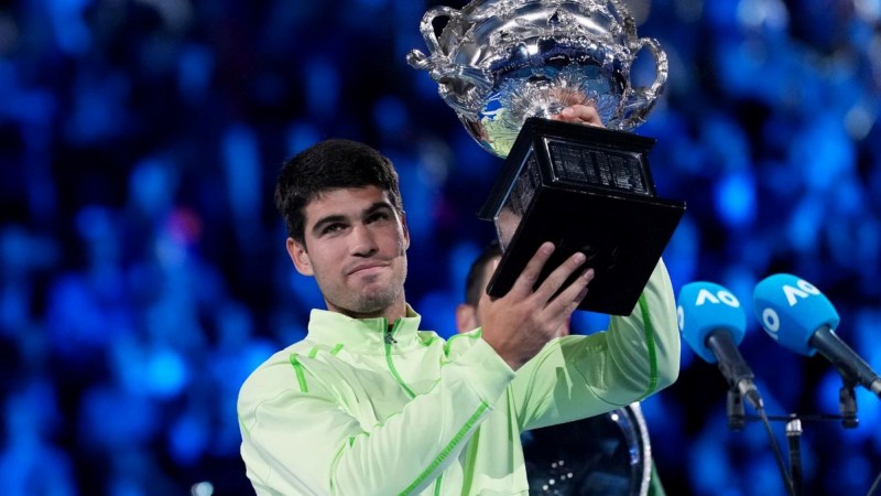 El español Carlos Alcaraz hizo historia en el Australian Open 2026: el más joven en ganar los cuatro Grand Slam