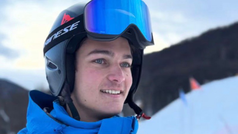 Tiziano Gravier representará a Argentina en los Juegos Olímpicos de Invierno de Italia