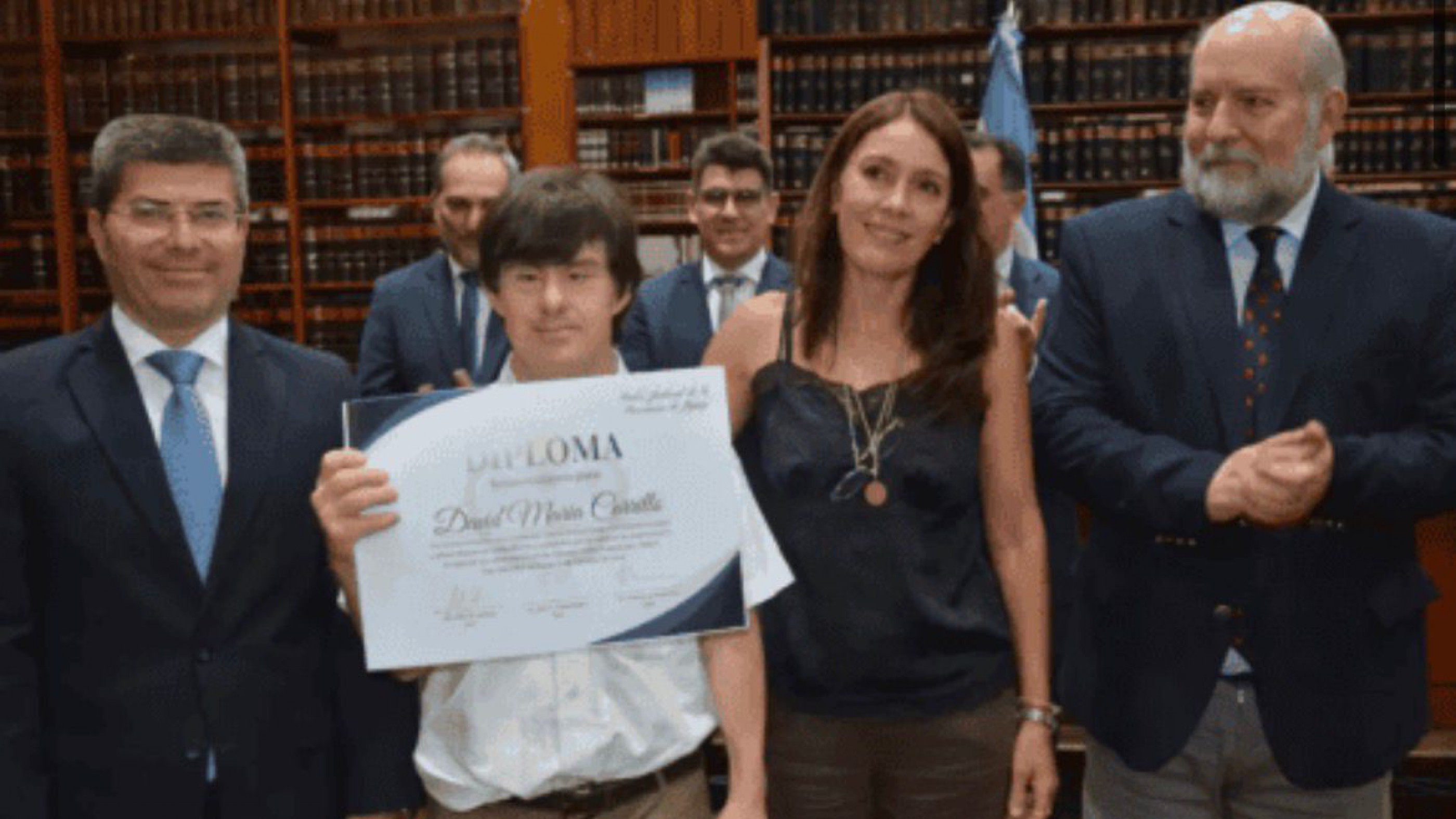 David Carrillo, el primer trabajador con síndrome de Down en jubilarse en el Poder Judicial de Jujuy