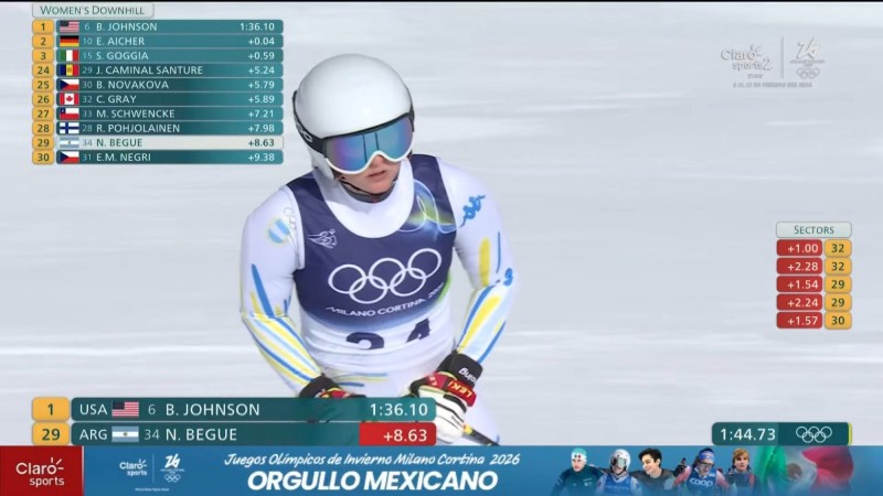 La delegación argentina debutó en los Juegos Olímpicos de Invierno