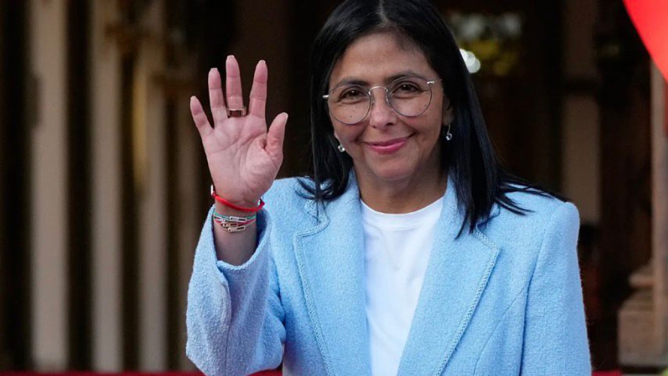 Delcy Rodríguez habló de elecciones "libres y justas", pero sin fecha definida