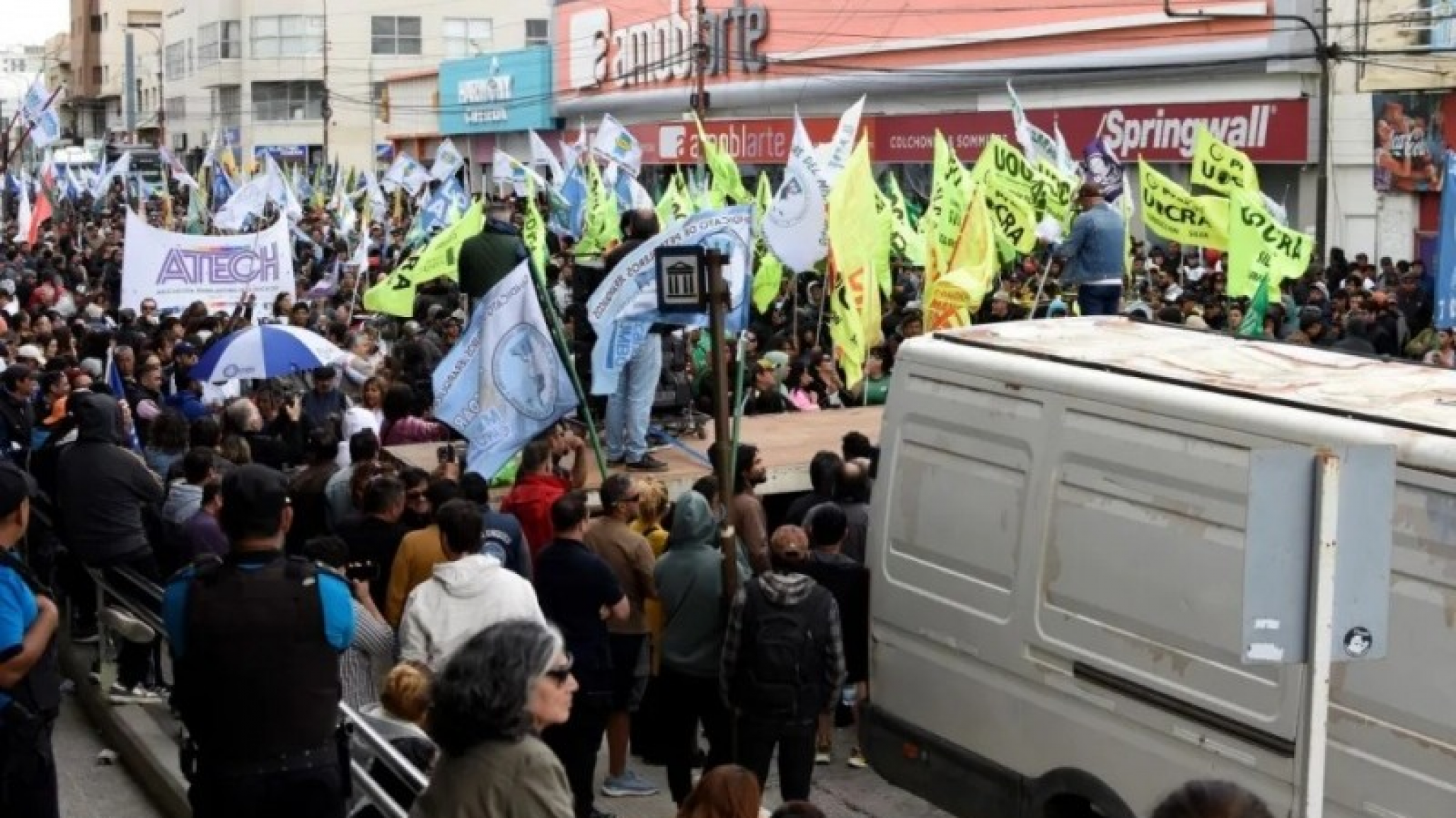 Así impacta el paro general en Comodoro