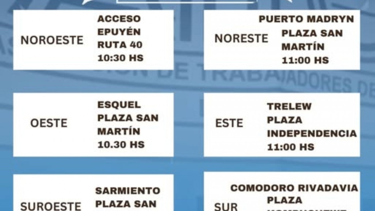 Docentes marchan en Chubut: paro nacional, reclamos salariales y rechazo a la "libertad educativa"