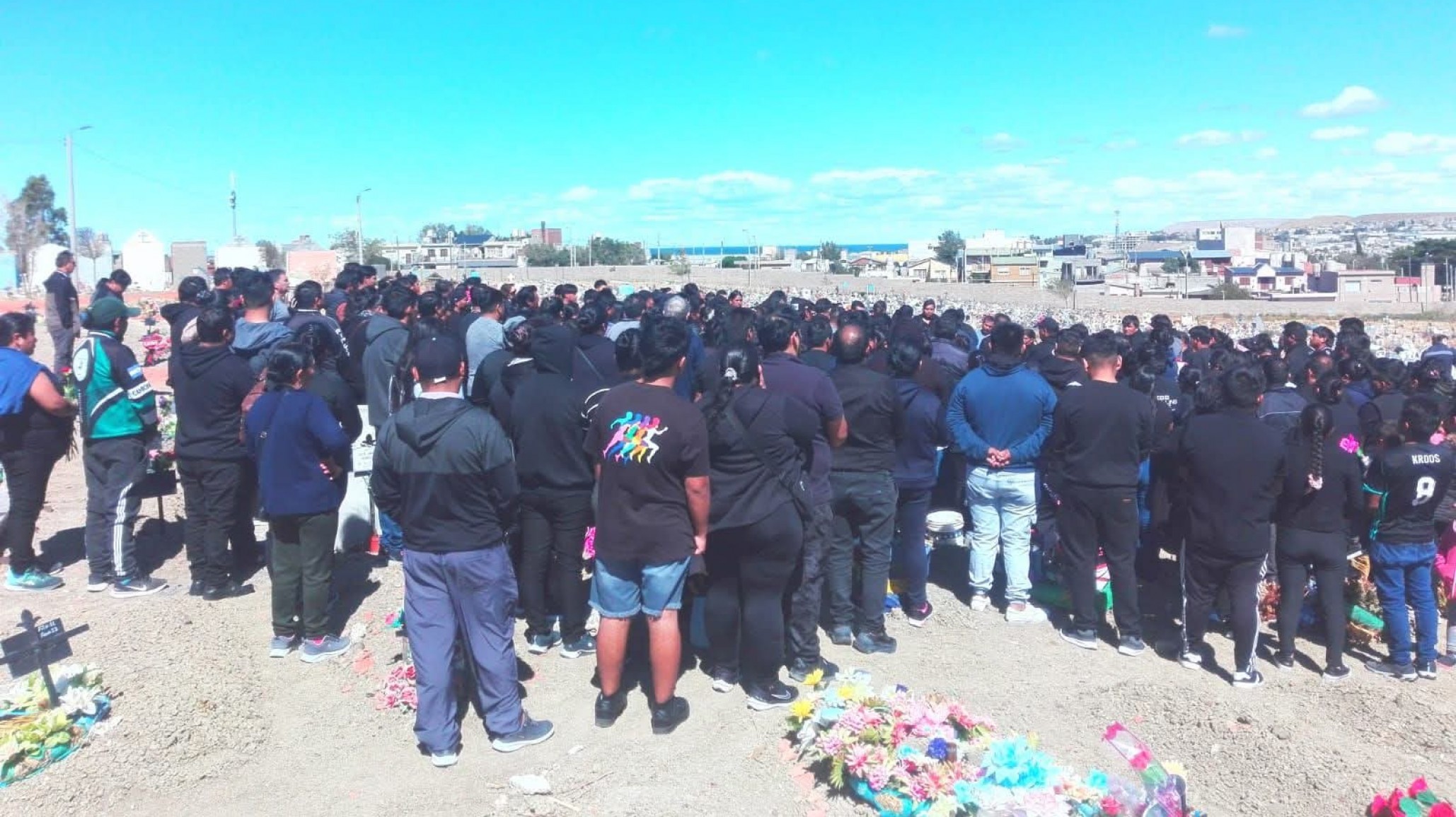 Así despidieron los restos del comerciante baleado en Comodoro