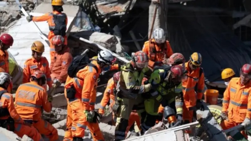 Derrumbe en Brasil: 12 muertos tras el colapso de una residencia de ancianos