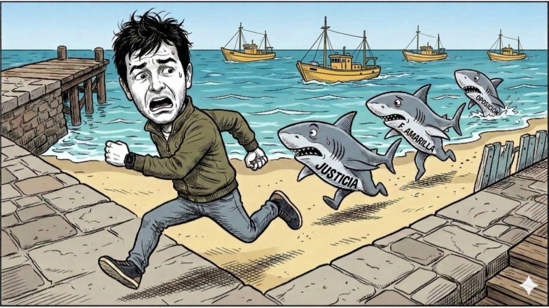 Ignacio Torres cursa su tercer año de mandato con una pérdida de poder que ni todo su aparato publicitario puede ocultar