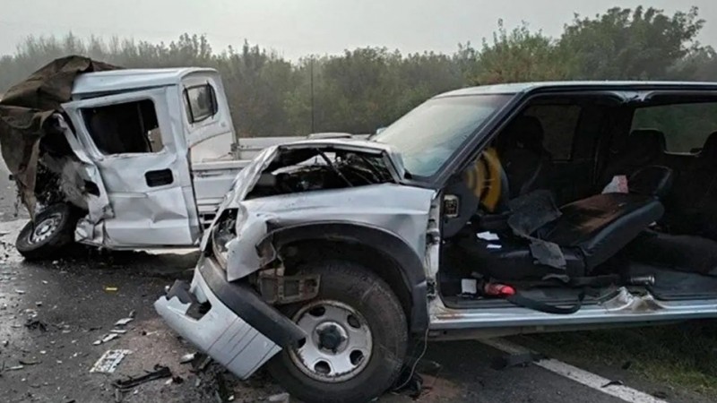 Choque frontal en Ruta 14: murió un matrimonio y hay cuatro heridos