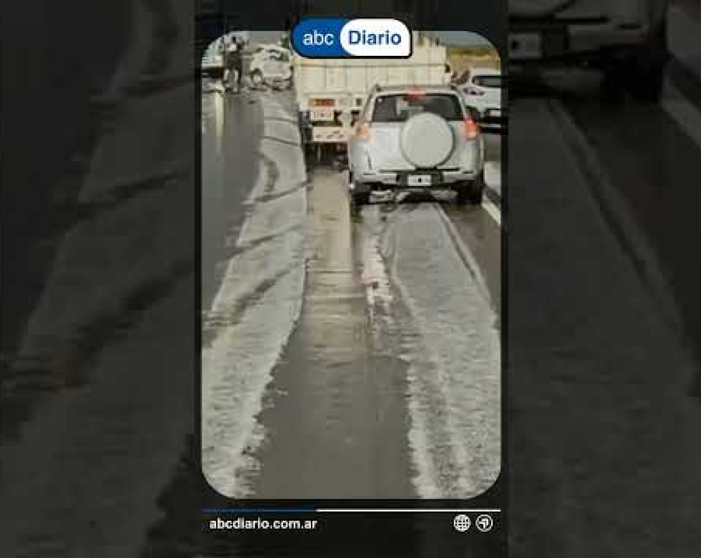 Video clave del choque fatal en Ruta 3 en Garayalde: así estaba la calzada al momento del impacto