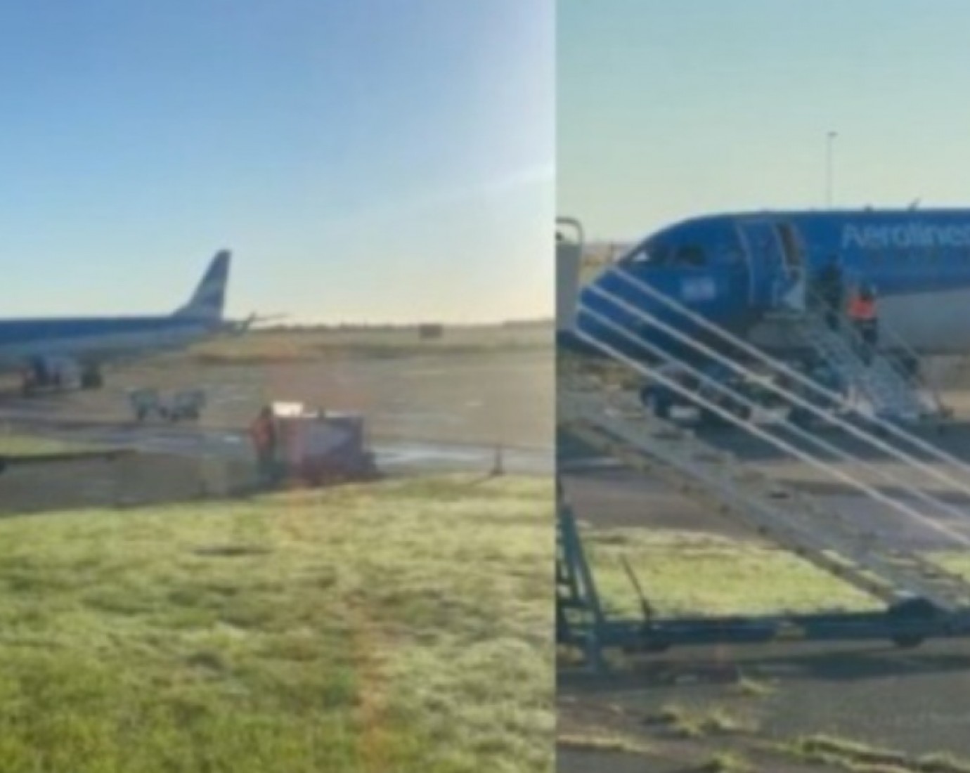 Vuelo a Trelew bajó de emergencia: se rompió el parabrisas y hay incertidumbre entre los pasajeros