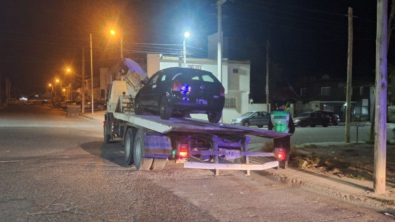 Conducía alcoholizado en Comodoro Rivadavia: dio 2,17 g/L en el test y le secuestraron el auto