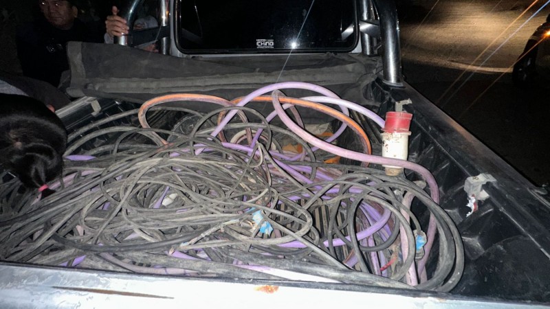 Comodoro: detuvieron a dos sospechosos por robo de cables en una empresa durante un patrullaje nocturno