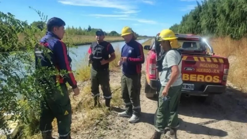 Final fatal para la búsqueda del abuelo desaparecido Río Negro: hallaron su cuerpo en el canal