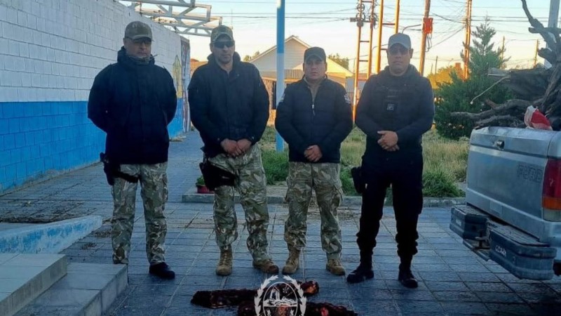 Secuestran carne ilegal, armas y vehículos en operativos rurales