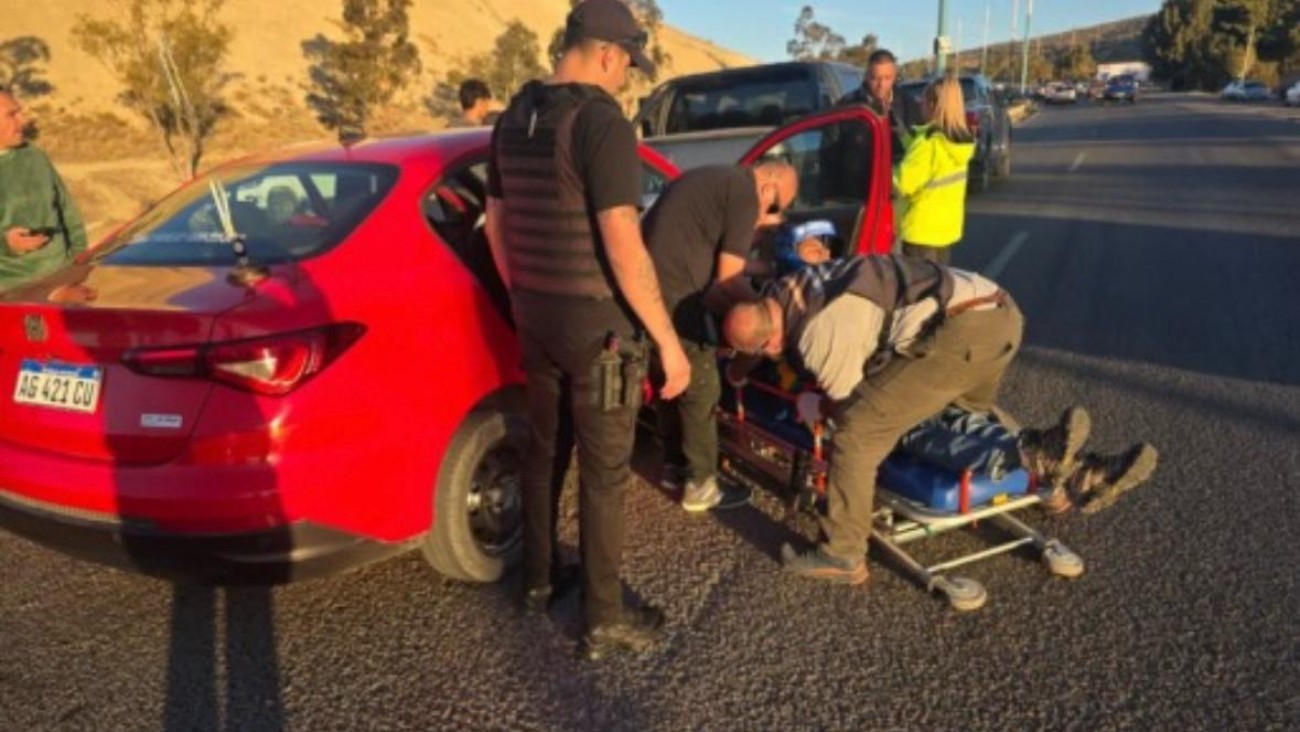 Accidente en Ruta 3: dos heridos tras un choque entre tres vehículos