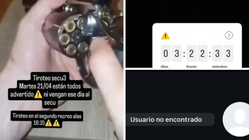 Amenazas de tiroteo en escuelas: ahora también investigan un mensaje contra un secundario de Las Heras