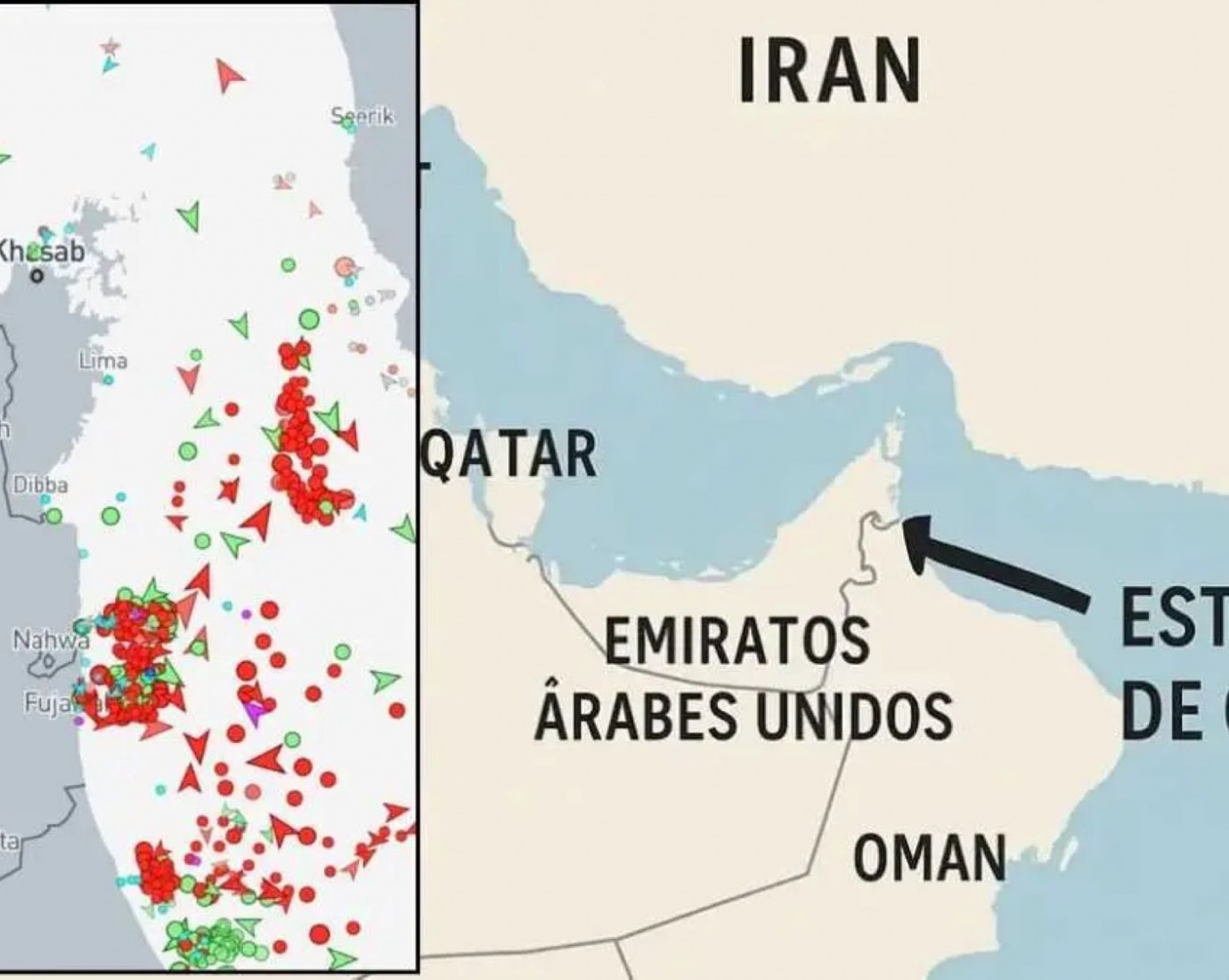 Irán volvió a cerrar el estrecho de Ormuz