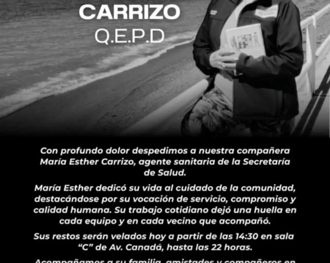 Dolor en Comodoro Rivadavia: falleció una trabajadora de Salud y suspenden programa solidario en barrio Mosconi