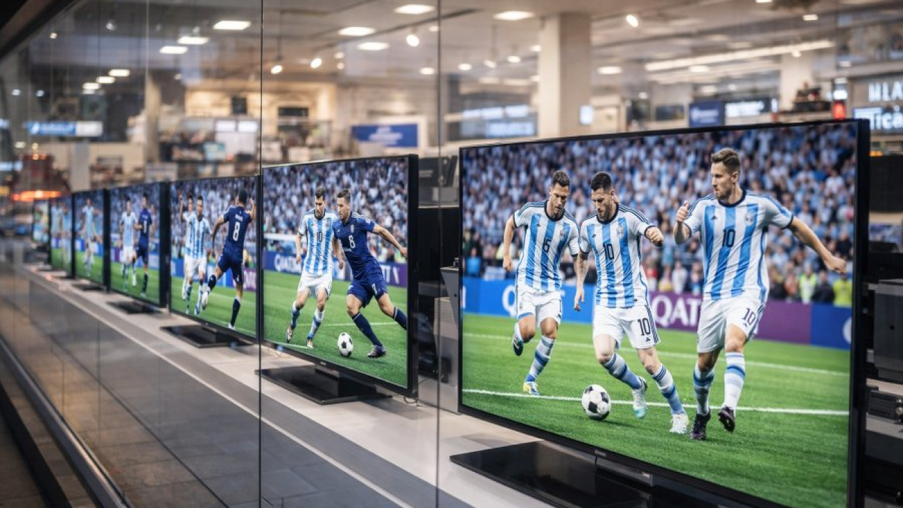 Mundial 2026: crece la demanda de televisores en Comodoro