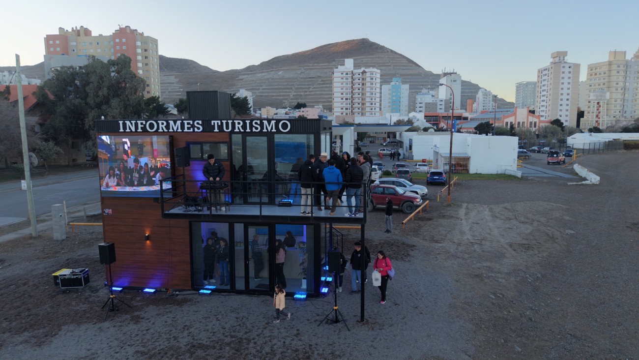Comodoro se reconcilia con el mar: inauguran el moderno Centro de Información Turística en el Paseo Costero