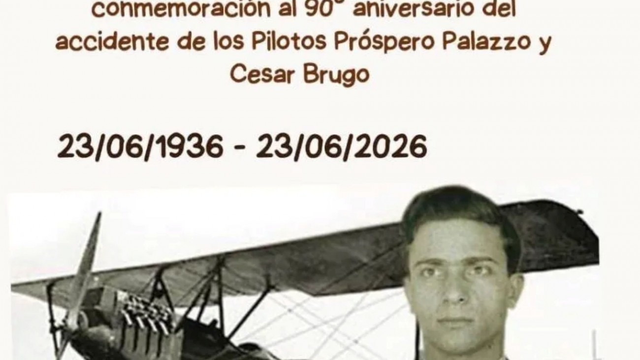 Comodoro Rivadavia: lanzan concurso de dibujo para homenajear a los pioneros de la aviación Próspero Palazzo y César Brugo