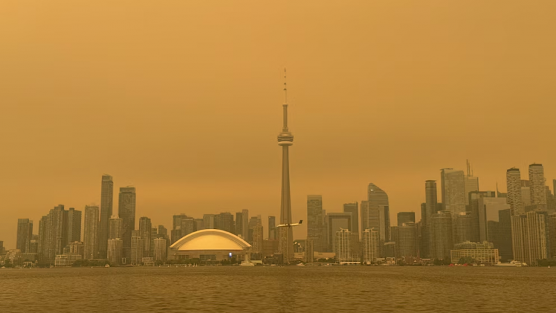 El humo de los incendios en Canadá puso en alerta a varias ciudades de Estados Unidos por la contaminación del aire