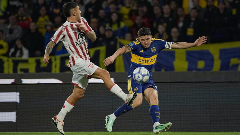 Boca igualó un partidazo ante Instituto y Paredes salió con una molestia