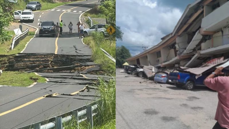 Violento sismo en Panamá: un terremoto de magnitud 7.5 deja más de 400 edificios afectados, heridos y rutas cortadas