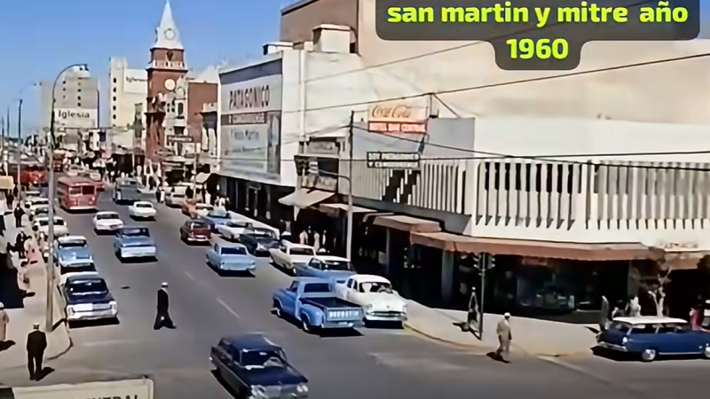 Comodoro en 1960: un video del centro despertó nostalgia y recuerdos de una ciudad que cambió para siempre