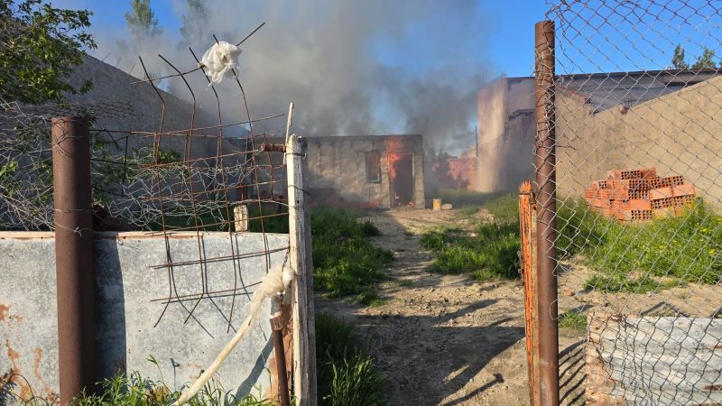Comodoro: se prendió fuego una casa en el barrio Próspero Palazzo