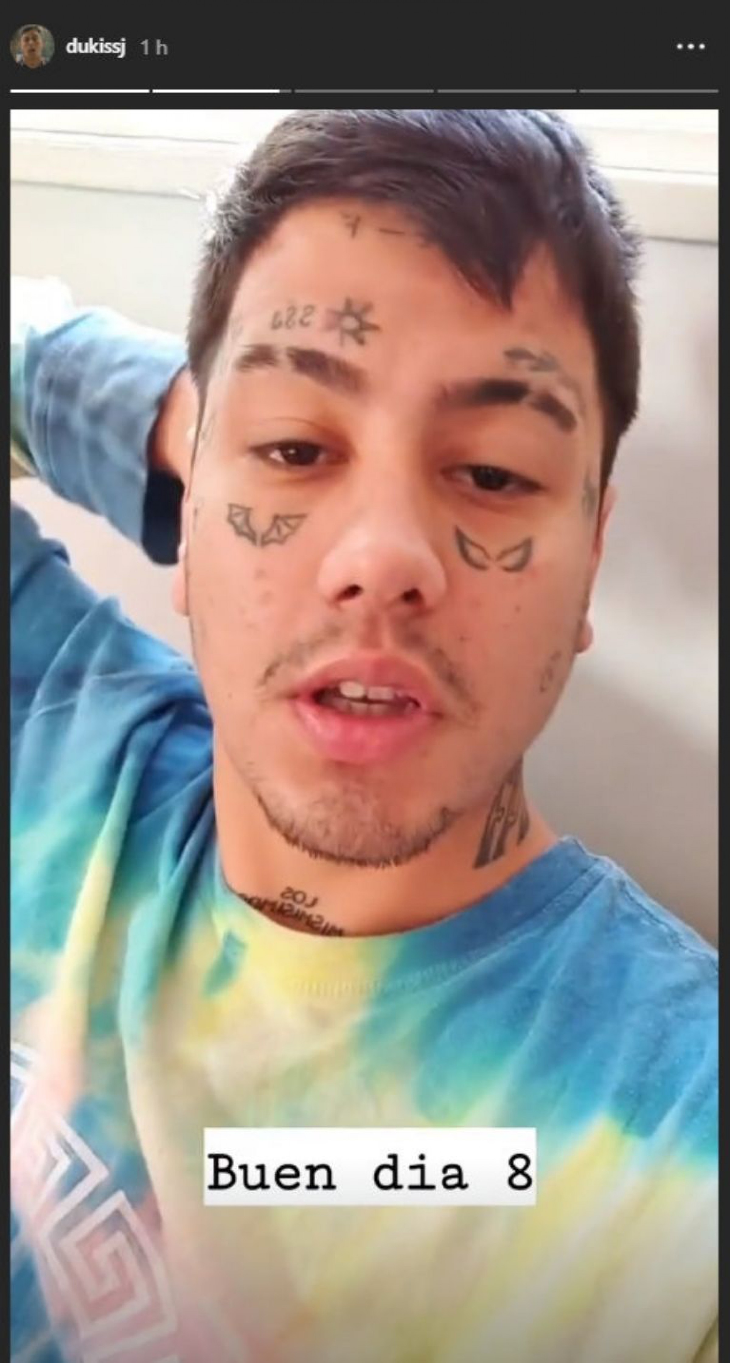 Duki en su día 8 de cuarentena es “EL NAUFRAGO”