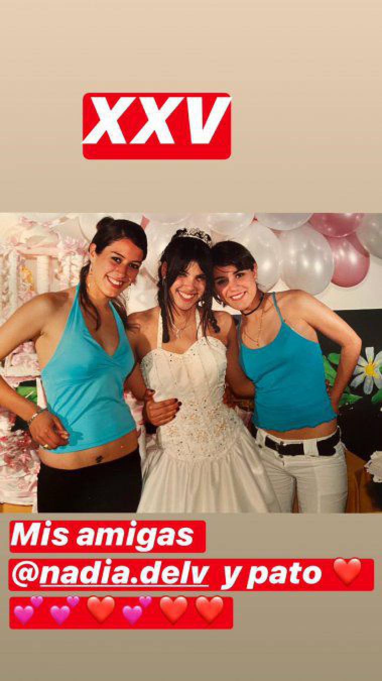 Barby Franco compartió fotos de sus 15 con un gracioso error