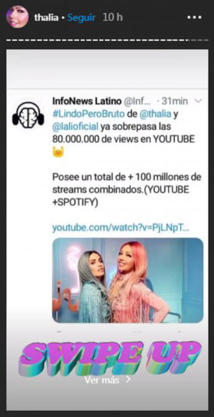 Thalía y Lali siguen demostrando que juntas son imparables