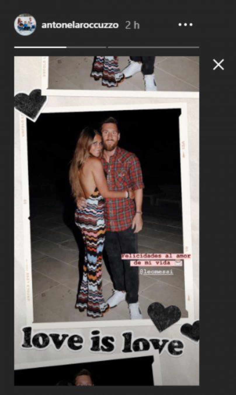 Antonela Roccuzzo saludó a Lionel Messi por su cumpleaños