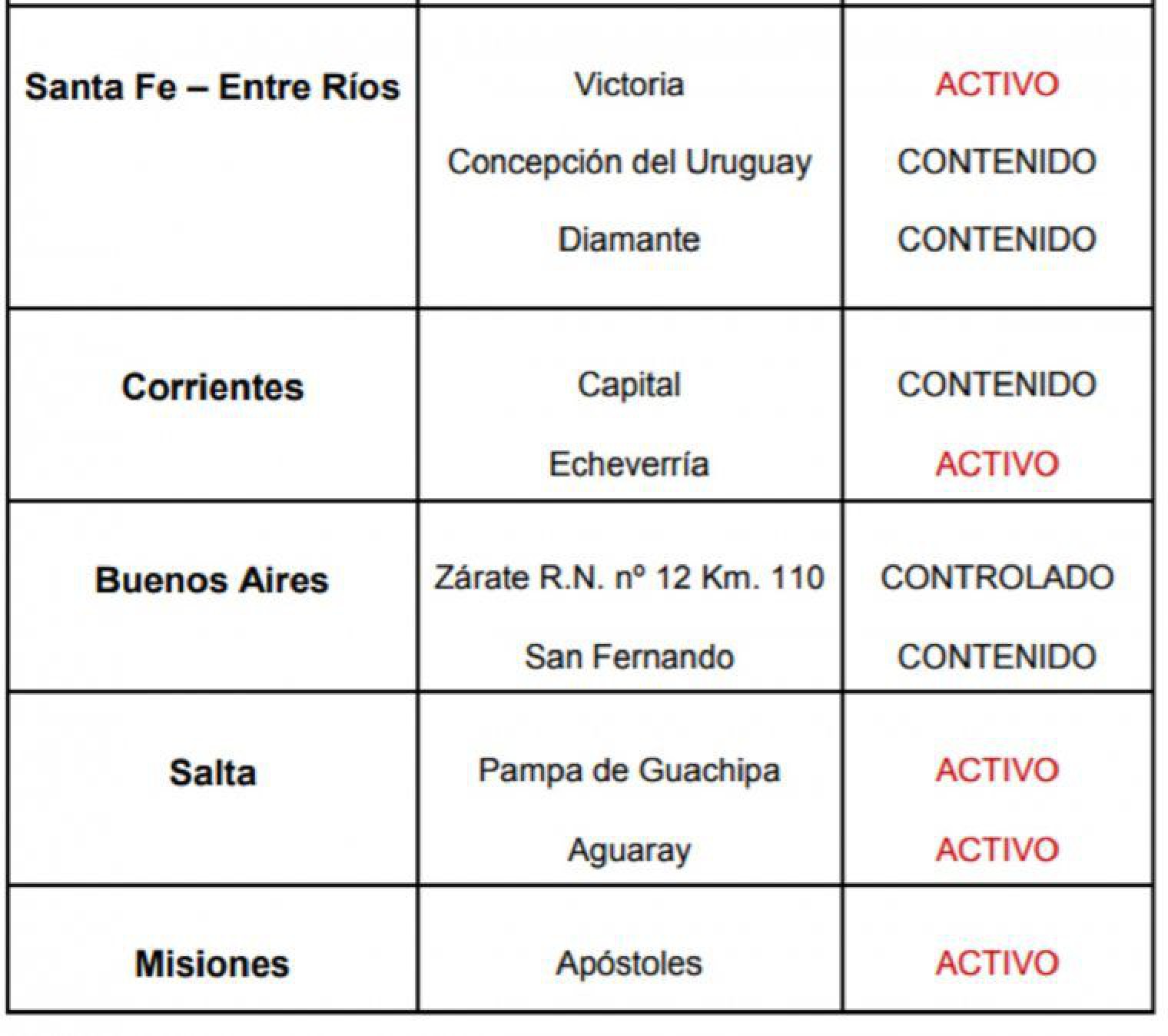 Incendios en Argentina: nueve provincias continúan afectadas