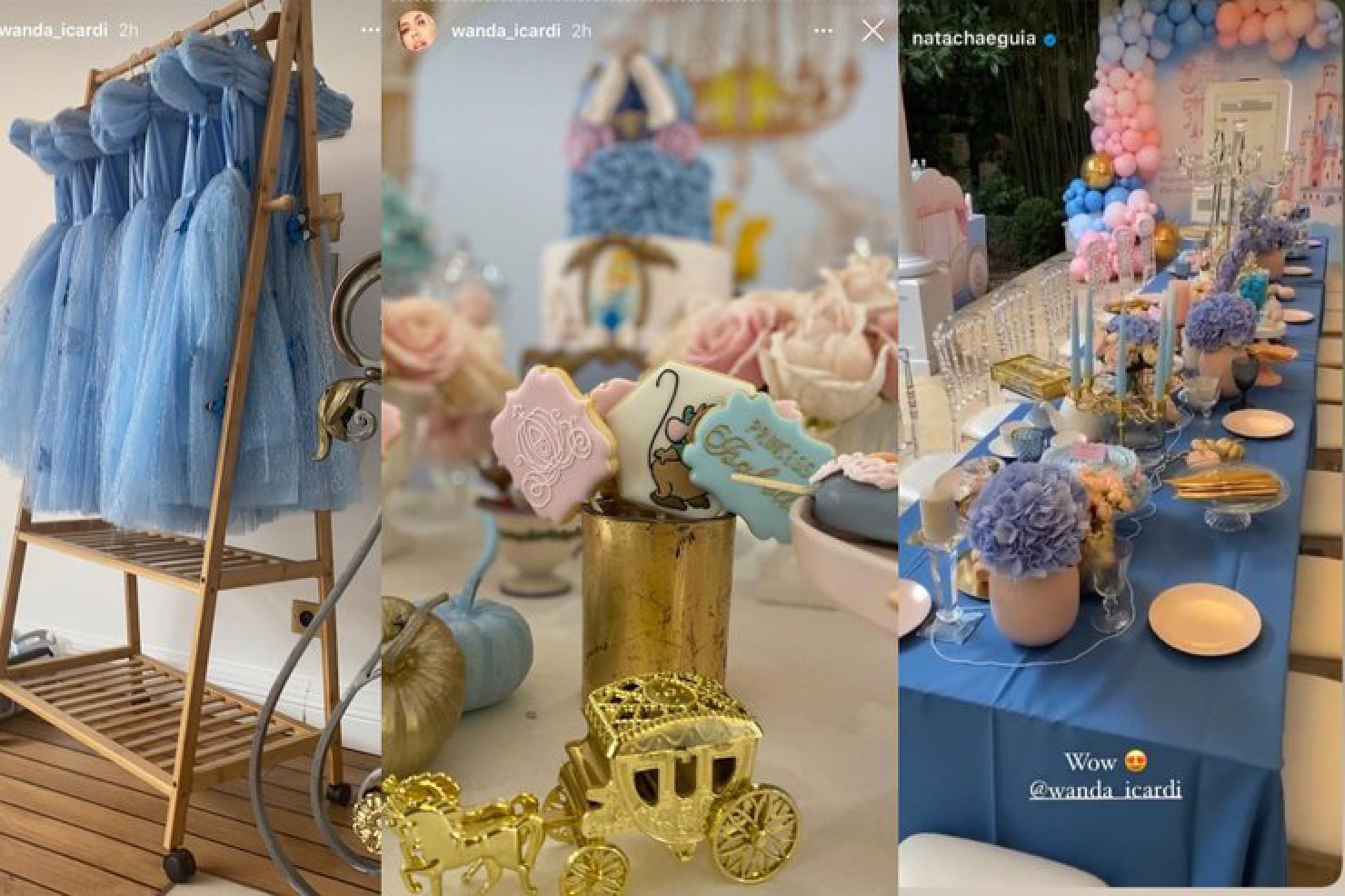 Wanda Nara festejó el cumpleaños de su hija a puro lujo