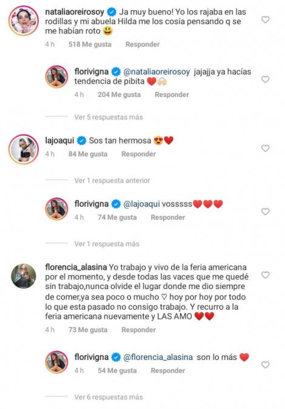 Flor Vigna revela su gusto por las ferias americanas y muestra como renueva su ropa