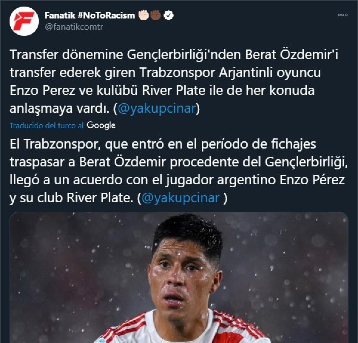 Más malas para River: ¿Se va Enzo Pérez?